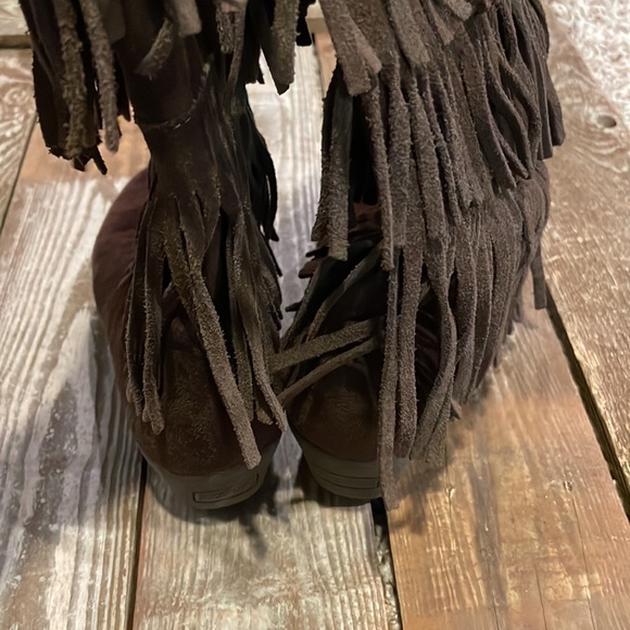 Kenneth Cole fringe boots - Picture 3 of 4